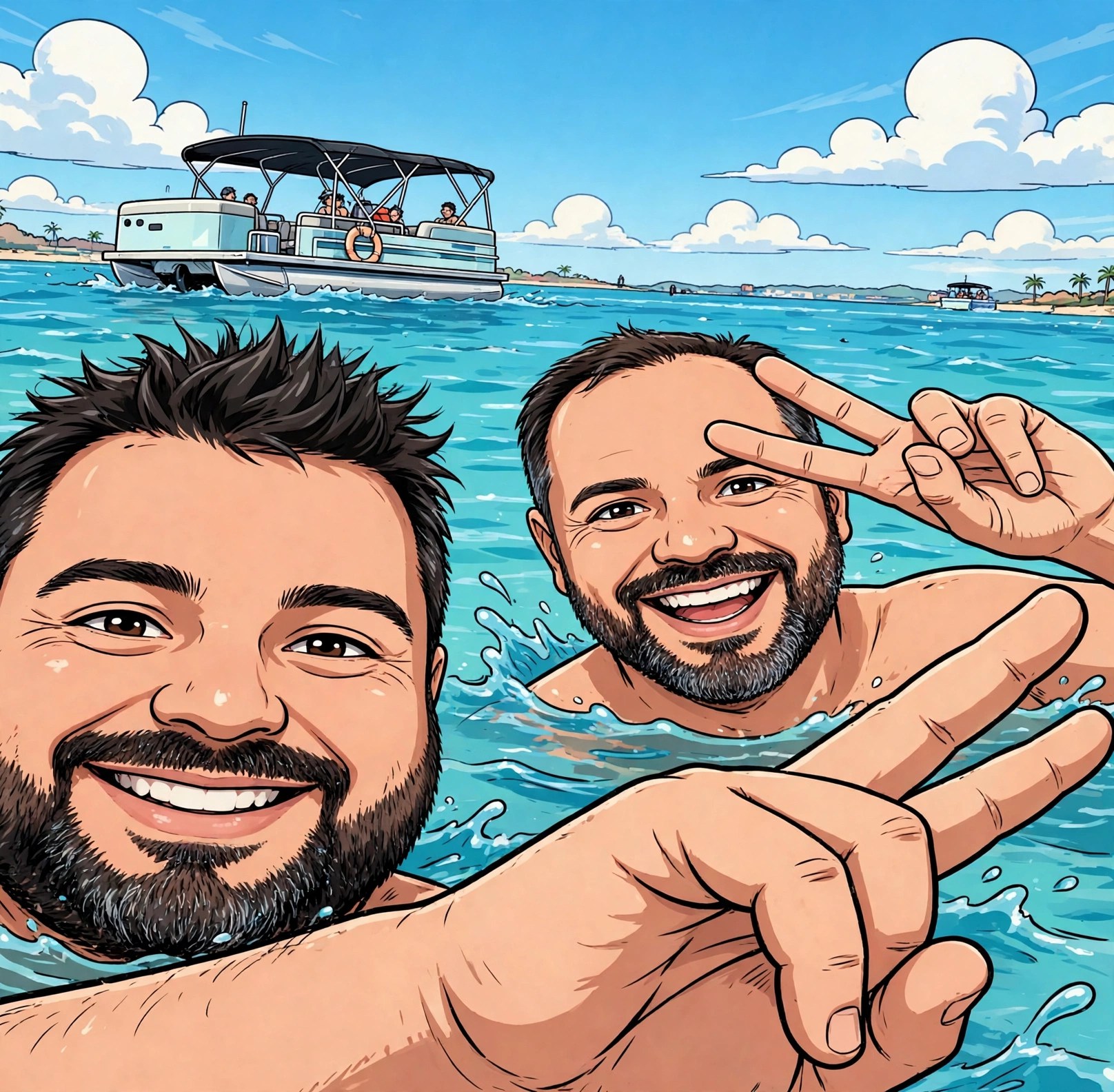 Luc 'n' Steve on Leave