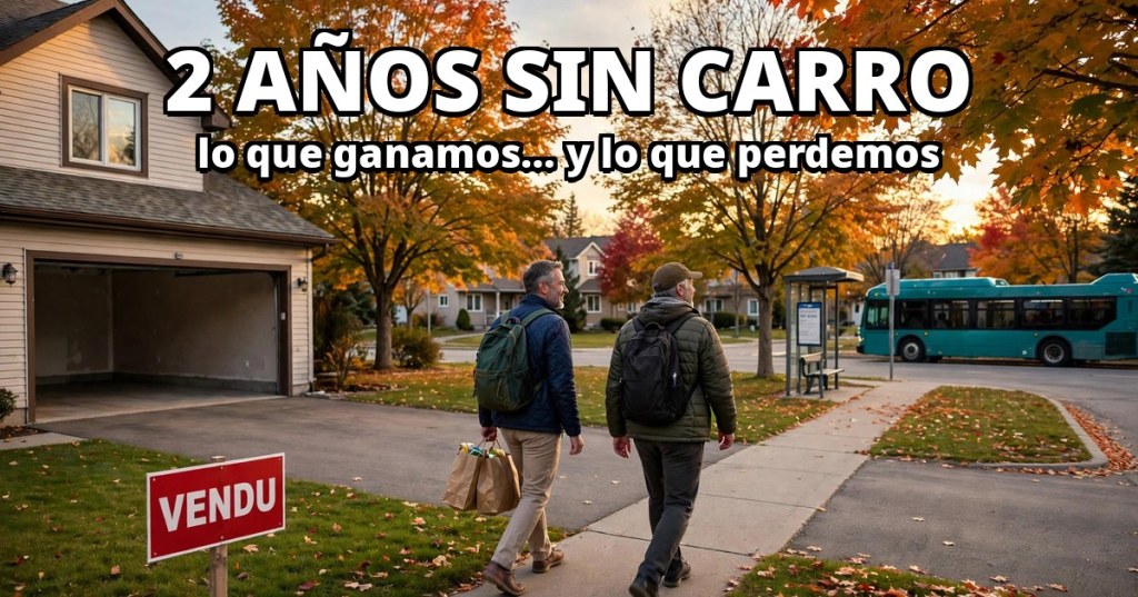 2 años sin carro: el garaje vacío y el letrero de vendido