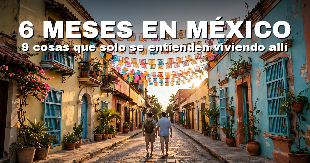 Seis meses en México: nueve cosas que solo se entienden después de haber vivido allà de verdad