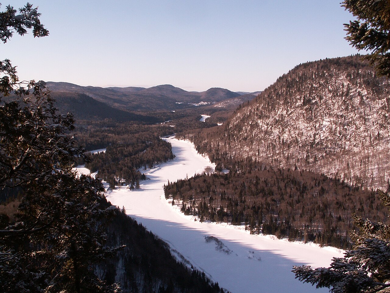 El valle de la Jacques-Cartier